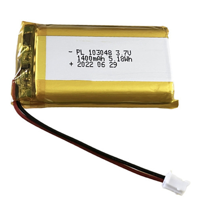 батарея 103048 полимера лития 3.7V 1400mAh перезаряжаемые для приборов цифров