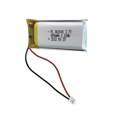 батарея 802040 полимера лития 3.7V 600mAh перезаряжаемые для электронной сигареты