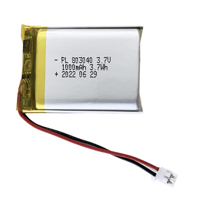 батарея 803040 полимера лития 3.7V 1000mAh перезаряжаемые для косметической аппаратуры