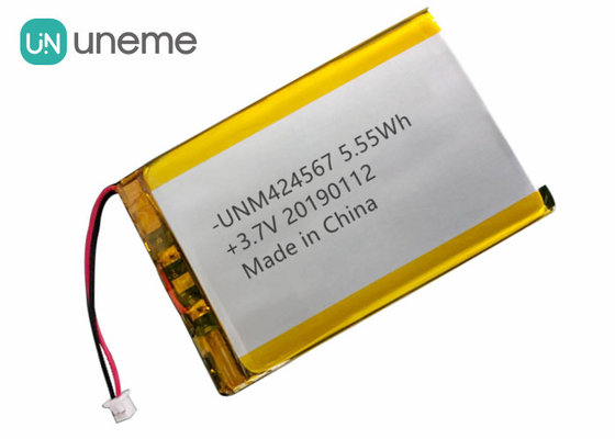 Автоматический - батареи лития читателя смарт-карты ИД перезаряжаемые, 424567 батарея 3.7В 1500мАх Липо перезаряжаемые