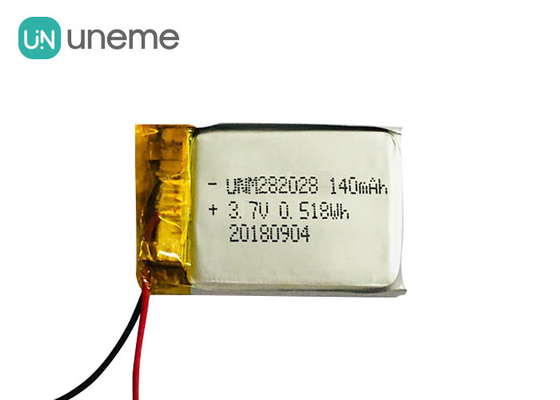 Низкая батарея полимера лития батарей 282028 Lipo саморазряжения/3.7V 140mAh