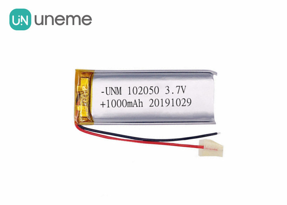 полимер IEC62133 подгонянное батареей UN38.3 лития 3.7V 1000mAh 102050 аттестовал
